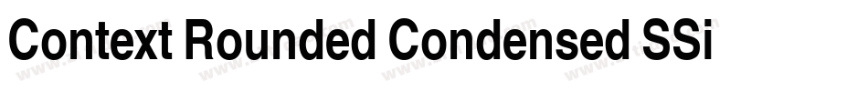 Context Rounded Condensed SSi Normal字体转换